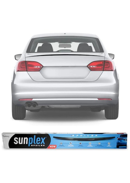 Sunplex Vw Jetta Bagaj Üstü Spoiler Piano Black 2010-2017 Arası