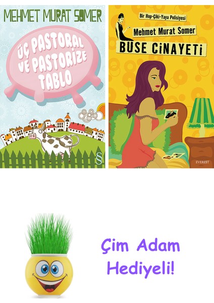 Mehmet Murat Somer 2 Kitap Seti + Çim Adam Hediye