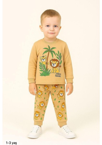 Sarı Aslan 1-3 Yaş Çocuk Alt Üst Takım