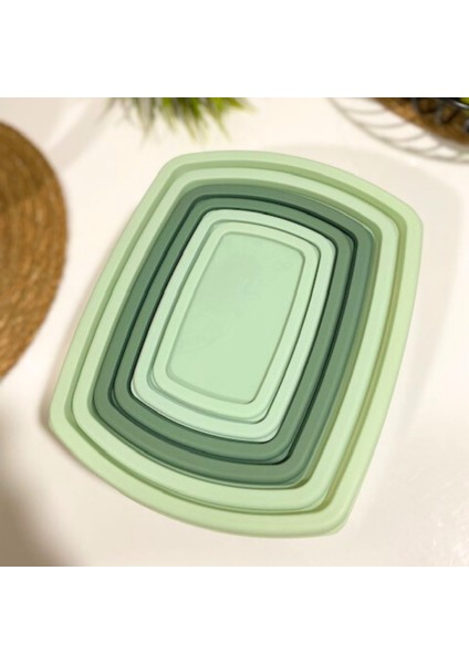 6'lı Dikdörtgen Hava Geçirmez Saklama Kabı Seti ,dolap Düzenleyici Organizer indirimleri