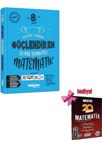 Ankara 8. Sınıf Matematik Güçlendiren Soru Bankası + Okyanus Mate