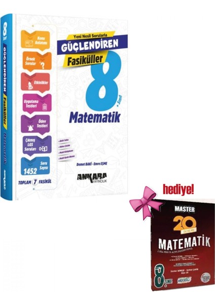 Ankara 8. Sınıf Matematik Güçlendiren Fasiküller + Okyanus Matema