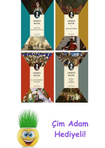 Ahmed Refik 4 Kitap Seti + Çim Adam Hediye
