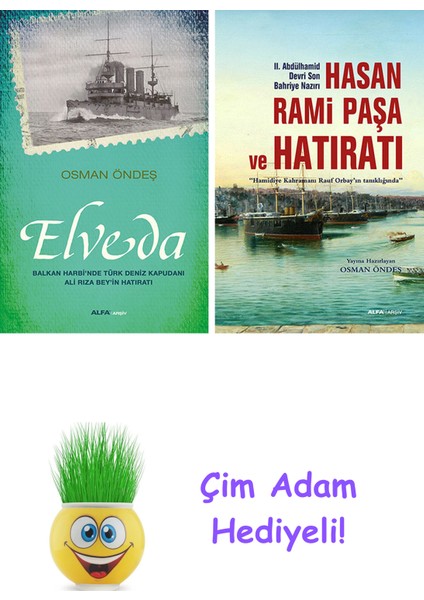 Osman Öndeş 2 Kitap Seti + Çim Adam Hediye