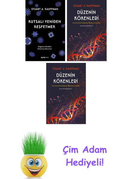 Stuart A. Kauffman 3 Kitap Seti + Çim Adam Hediye