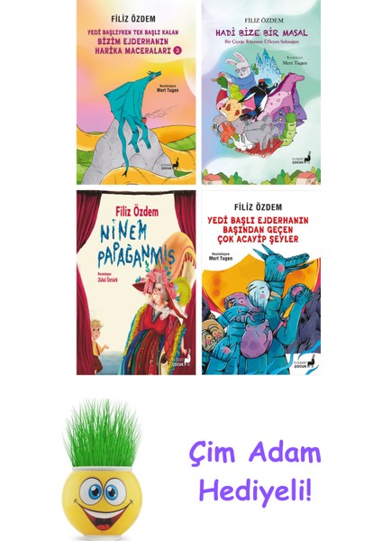 Filiz Özdem 4 Kitap Seti + Çim Adam Hediye