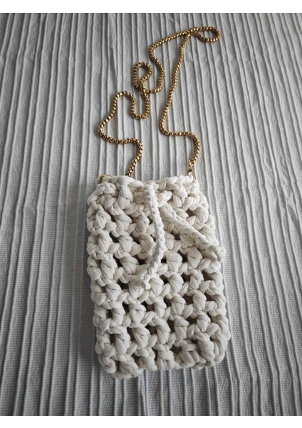 🧶 El Yapımı Penye Ip Telefon Çantası – 12 Renk Seçeneği ile Tarzınızı Yansıtın! fırsatları