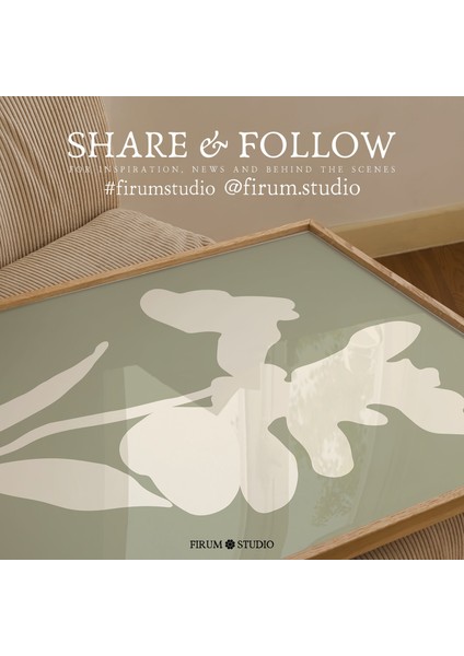 Adaçayı Yeşili Çiçekli Poster, Minimal Soyut Botanik Duvar Sanatı fiyatları