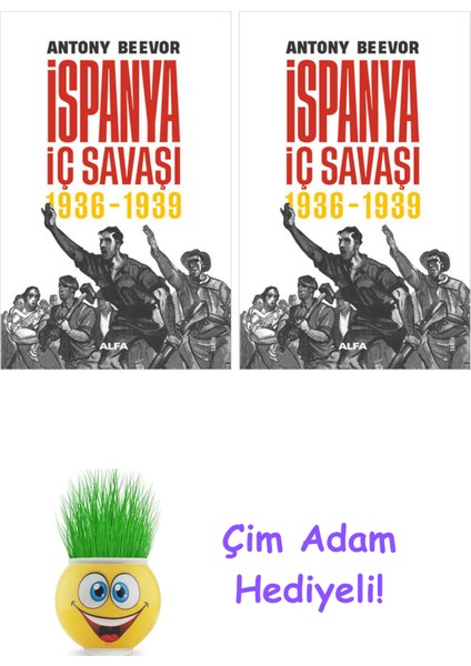 Antony Beevor 2 Kitap Seti + Çim Adam Hediye