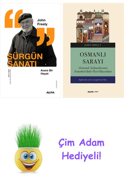 John Freely 2 Kitap Seti + Çim Adam Hediye