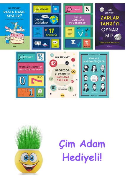 Ian Stewart 7 Kitap Seti + Çim Adam Hediye