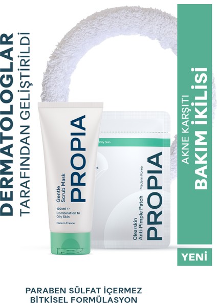 Akne, Siyah Nokta ve Gözenek Karşıtı Bakım Ikilisi