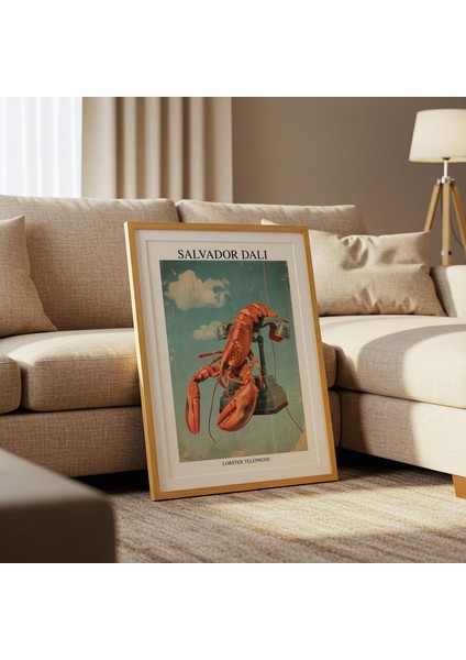 Istakoz Telefonu Salvador Dali Tablosu, Duvar Sanatı Sergisi Posteri, Dali, Galeri Duvar Sanatı indirimleri
