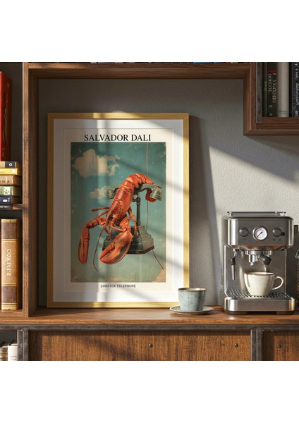 Istakoz Telefonu Salvador Dali Tablosu, Duvar Sanatı Sergisi Posteri, Dali, Galeri Duvar Sanatı