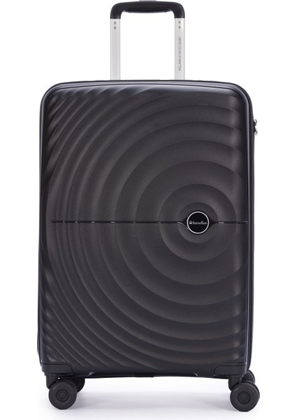 Benetton 2'li Set Orta ve Kabin Boy %100 Polipropilen Valiz Siyah 14BNT8002 fiyatları