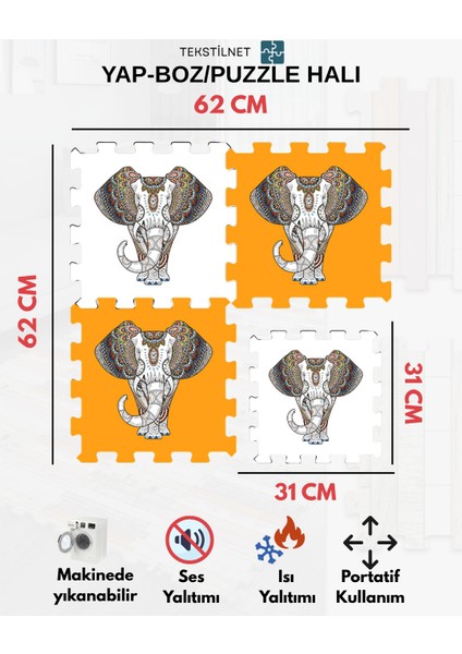 Baskılı Halı,sıcak Renkli Halı Puzzle Halı,japon Halısı Modelleri Yapboz Halı