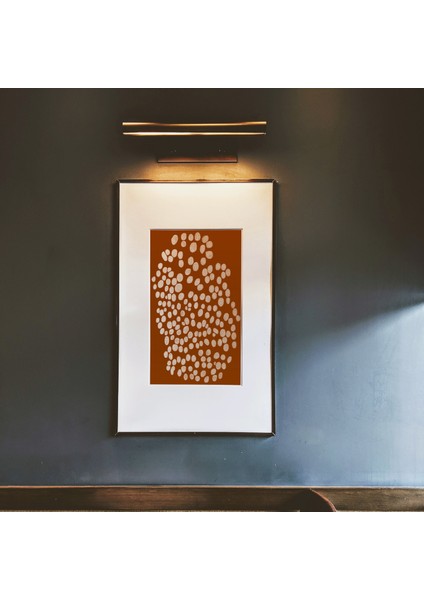 Yanık Turuncu, Terakota Soyut Duvar Sanatı - Toprak Tonlarında Çağdaş Sanat - Eklektik Iskandinav Bohem Sanatı fırsatları