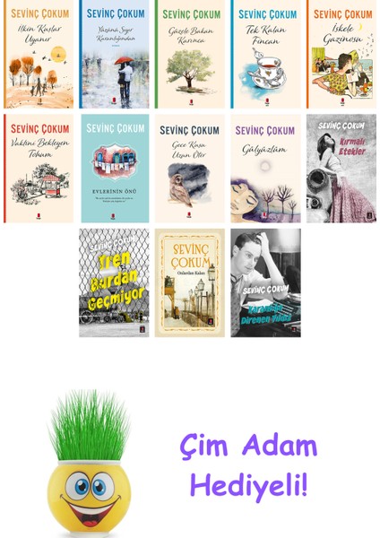 Sevinç Çokum 13 Kitap Seti + Çim Adam Hediye
