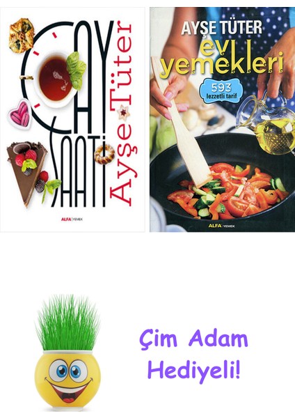 Ayşe Tüter 2 Kitap Seti + Çim Adam Hediye