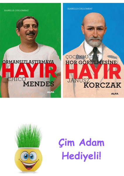 Isabelle Collombat 2 Kitap Seti + Çim Adam Hediye