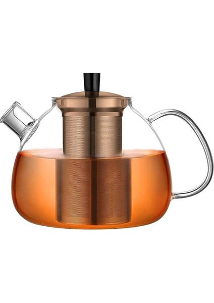 Borosilikat Büyük Cam Demlik