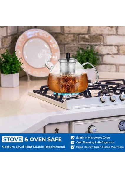 Borosilikat Büyük Cam Demlik fırsatları