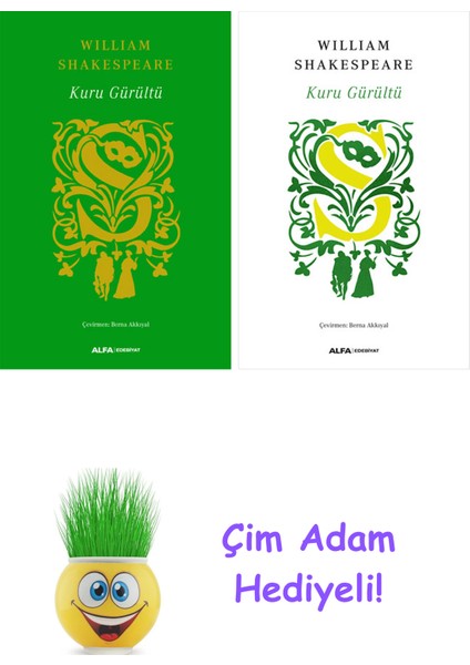 William Shakespeare 2 Kitap Seti + Çim Adam Hediye