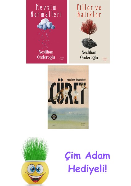Neslihan Önderoğlu 3 Kitap Seti + Çim Adam Hediye