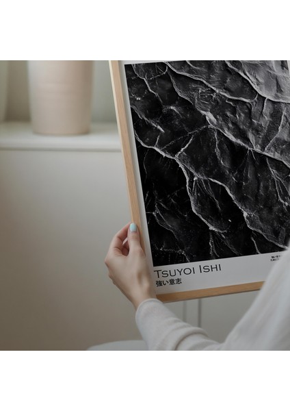 Siyah Dokulu Duvar Sanatı, Modern Japandi Ev Dekorasyonu fırsatları