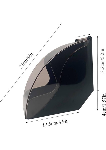 Toz Geçirmez Kapaklı Filtre Kahve Filtresi Tutucu Kap - Siyah fiyatları