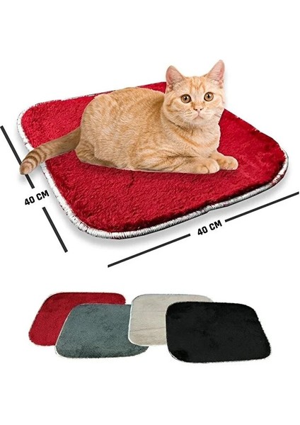 Kulübe Içi Peluş Pofuduk Kedi Halısı 40X40 cm Yumoş ( Kedi Evi - Kulübeleri Boyutlarına Özel ) fiyatları