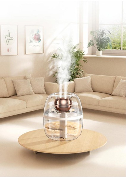 K30 1.8 Litre Kapasiteli Çift Çikişli Hava Nemlendirici Aroma Terapili Buhar Makinesi Humidifier fiyatları