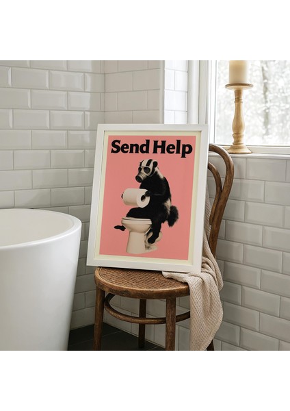 Retro Skunk Banyo: Mizah Dolu Pop Art ( )