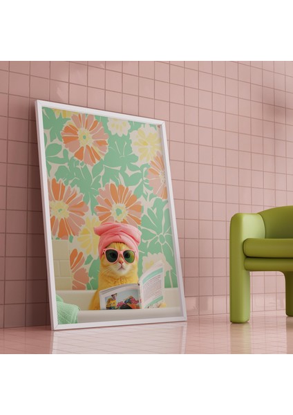 Komik Banyo Kedisi, Kedi Sevenler Için Hediyeler, Komik Banyo Sanatı fırsatları