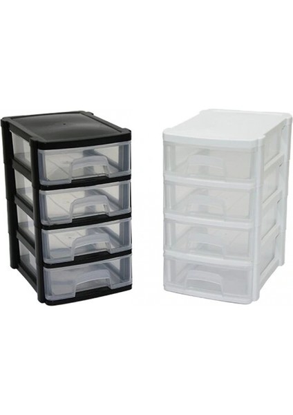 Tonton - Mini Çekmece 4 Katlı 10.3X13.9X16.6CM (4887)