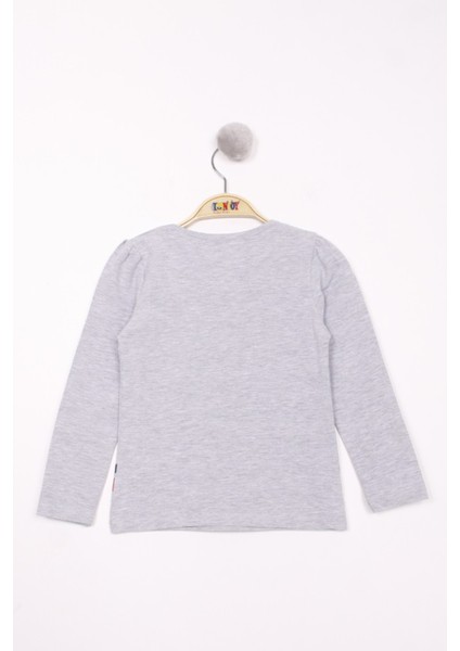 Kız Çocuk Kedi Baskılı T-Shirt fiyatları