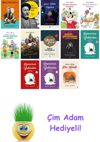 Sinan Yağmur 13 Kitap Seti + Çim Adam Hediye