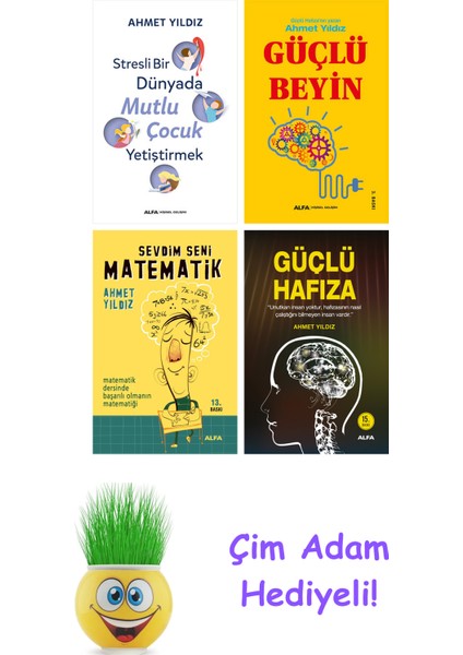 Ahmet Yıldız 4 Kitap Seti + Çim Adam Hediye