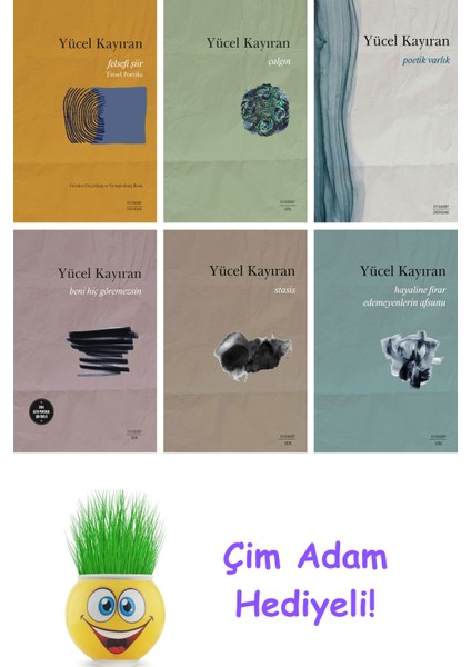 Yücel Kayıran 6 Kitap Seti + Çim Adam Hediye