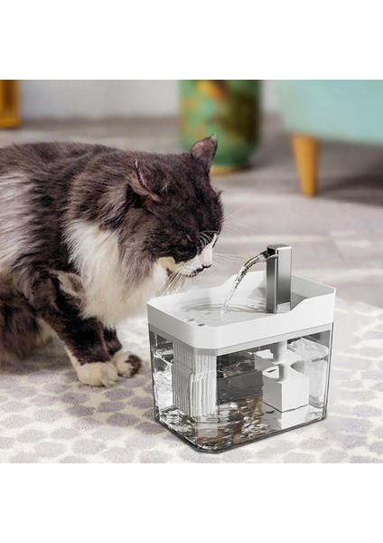 Kediler ve Köpekler Için USB Sirkülasyonlu Indüksiyon Su Çeşmesi
