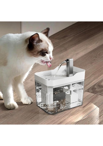 Kediler ve Köpekler Için USB Sirkülasyonlu Indüksiyon Su Çeşmesi