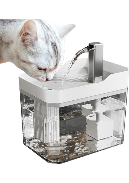 Kediler ve Köpekler Için USB Sirkülasyonlu Indüksiyon Su Çeşmesi