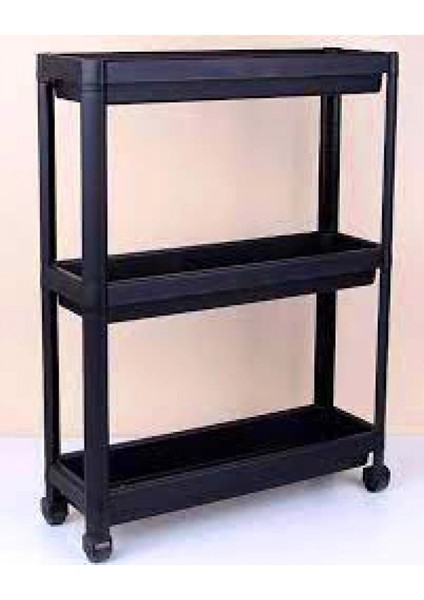Siyah Çok Amaçlı Katlı Raf Ünitesi (4887) fiyatları