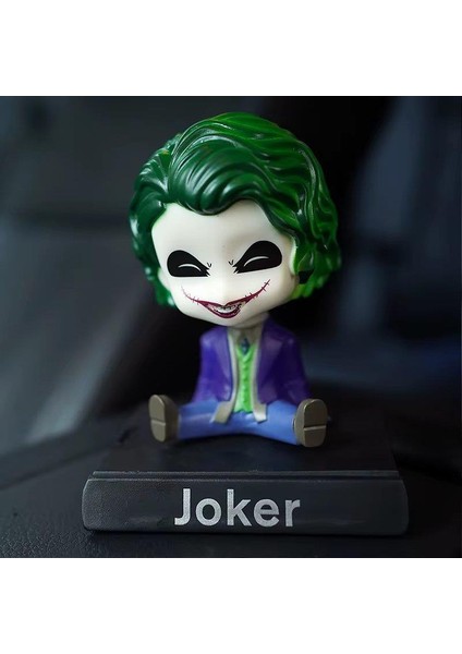 The Joker Villain’s Edition Anime Sallanan Kafalı Figür Biblo Telefon Tutucu Dekoratif Masa Süsü Yşl fiyatları
