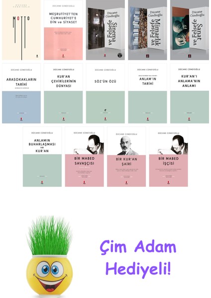Dücane Cündioğlu 14 Kitap Seti + Çim Adam Hediye