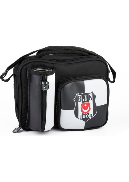 Bjk 1903 Logo Desenli Suni Deri Beslenme Çantası