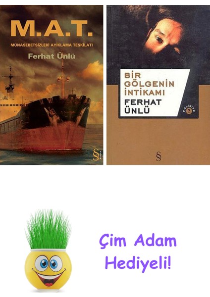Ferhat Ünlü 2 Kitap Seti + Çim Adam Hediye