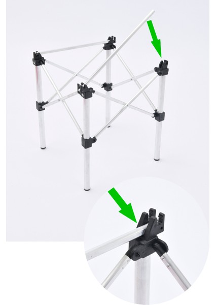 50X70 cm Kamp Masası Katlanabilir Masa, Piknik Masası, Siyah Taşıma Çantalı-Petrol Yeşili fırsatları