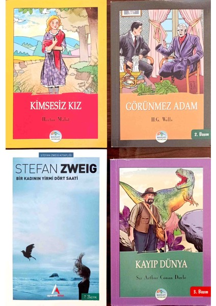 Kayıp Dünya - Kimsesiz Kız - Görünmez Adam - Bir Kadının Yirmi Dört Saati