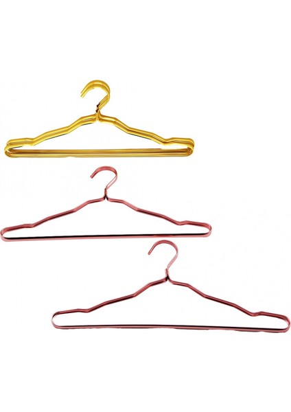 2pcs Gold - Bronz Komple Metal Askı (4887)